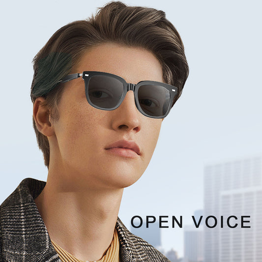 SAFEYEGO Smart Music Sunglasses(Smart Glasses,Polarized Sunglasses with Bluetooth Speaker,Athletic/Outdoor UV Protection and Voice Control,Unisex)